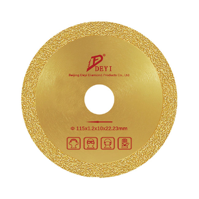 segmento 10mm del disco di taglio del PVC Diamond Saw Tools Porcelain Tile di 115mm