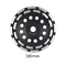 Disco abrasivo stridente 180mm a 7 pollici di fila del doppio di Diamond Cup Wheel
